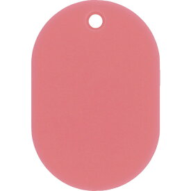 日本緑十字｜JAPAN GREEN CROSS 緑十字　小判札（無地札）　ピンク　45×30mm　スチロール樹脂