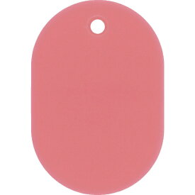 日本緑十字｜JAPAN GREEN CROSS 緑十字　小判札（無地札）　ピンク　60×40mm　スチロール樹脂