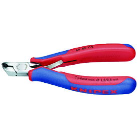 KNIPEX社｜クニペックス KNIPEX　6442−115　エレクトロニクスエンドカッティングニッパー