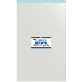 シモジマ｜SHIMOJIMA HEIKO OPP袋 テープ付き クリスタルパック T33-53（100枚入り） 6741400T3353