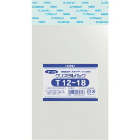 シモジマ｜SHIMOJIMA HEIKO　OPP袋　テープ付き　クリスタルパック　T12−18