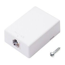 ナカバヤシ｜Nakabayashi 回線ローゼット　6極4芯　増設用 DA-R40/GY[DAR40GY]