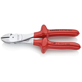 KNIPEX社｜クニペックス KNIPEX　7407−200　絶縁強力斜ニッパー　1000V