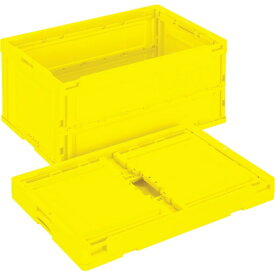 リス｜RISU 折りたたみコンテナー 74L イエロー CB-S76NR-Y