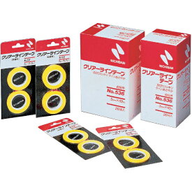ニチバン｜NICHIBAN クリアーラインテープNO536（幅5mm/長さ10m） 黄 CL5365