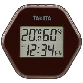 タニタ｜TANITA TT-573BR 温湿度計 ブラウン [デジタル][TT573BR]