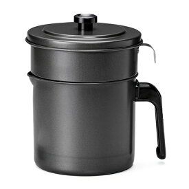 高木金属工業｜Takagi Metalworking フッ素コート活性炭油ろ過ポットW 0.9L KWP-0.9[KWP0.9]