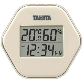 タニタ｜TANITA TT-573IV 温湿度計 アイボリー [デジタル][TT573IV]