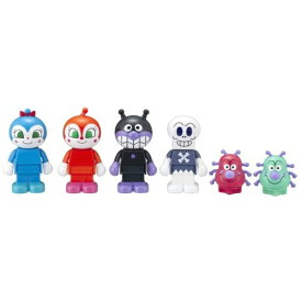 BANDAI｜バンダイ それいけ！アンパンマン ブロックラボ ブロックといっしょに遊べるばいきんまんとなかまたちブロックドールセット