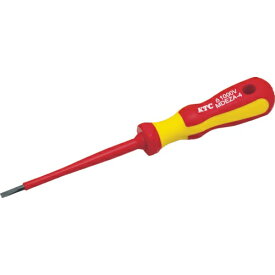 京都機械工具｜KYOTO TOOL KTC　絶縁ドライバ　マイナス4×100　非貫通タイプ