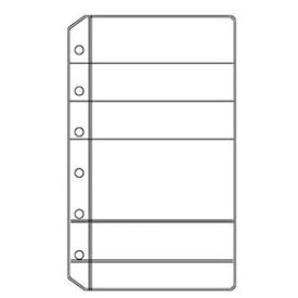 レイメイ藤井｜Raymay Fujii キーワード手帳用リフィル カードホルダー [ポケットサイズ /縦 /6穴 /2枚] WPR280