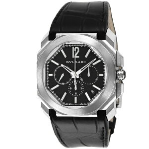 BVLGARI�b�u���K�� �I�N�g ���F���`�b�V�� [Octo Velocissimo] 2�N�ۏ� BGO41BSLDCH �u���b�N [���s�A���i] �y��������z���s�z