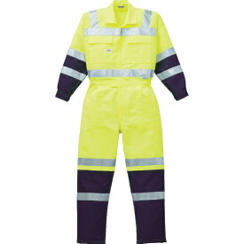 山田辰｜YAMADA TATSU AUTO−BI　高視認ツナギ服　5Lサイズ　イエロー