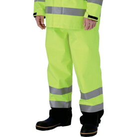 ミドリ安全｜MIDORI ANZEN ミドリ安全　雨衣　レインベルデN　高視認仕様　下衣　蛍光イエロー　M