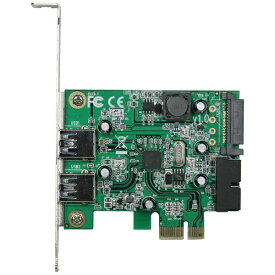 玄人志向｜KUROUTOSHIKOU インターフェースボード USB3.0x2［PCI Express］　Renesas社製 μPD720201搭載 ロープロファイル対応 USB3.0RA-P2H2-PCIE