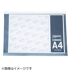トラスコ中山|TRUSCO NAKAYAMA TRUSCO ファスナー付クリアケース A5