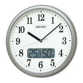セイコー｜SEIKO 掛け時計 【スタンダード】 銀色メタリック KX244S [電波自動受信機能有]