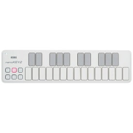 KORG｜コルグ 〔USB MIDIコントローラー〕　nanoKEY2 ホワイト[NANOKEY2WH]