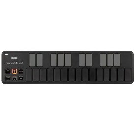 KORG｜コルグ 〔USB MIDIコントローラー〕　nanoKEY2 ブラック[NANOKEY2BK]
