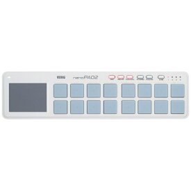 KORG｜コルグ 〔USB MIDIコントローラー〕nanoPAD2 nanoPAD2-WH ホワイト[NANOPAD2WH]