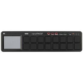 KORG｜コルグ 〔USB MIDIコントローラー〕nanoPAD2 nanoPAD2-BK ブラック[NANOPAD2BK]