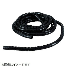 トラスコ中山｜TRUSCO NAKAYAMA TRUSCO　電線保護材　スリットチューブ　5m　結束径35　黒
