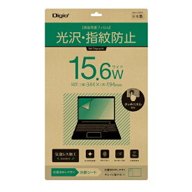 ナカバヤシ｜Nakabayashi PC用液晶保護フィルム 15.6W 光沢指紋防止
