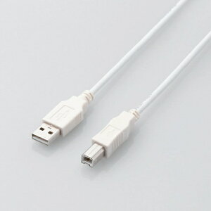 ELECOMbGR USB2.0P[u/A-B^Cv/m[}/2m/zCg U2C-BN20XWH zCg[U2CBN20XWH]yrb_pcaccz