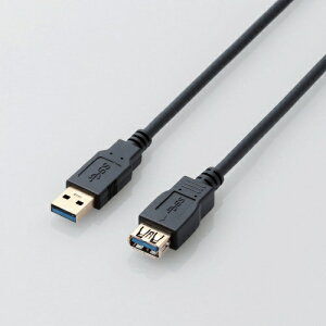 ELECOM�b�G���R�� USB3.0�P�[�u��/A-A�����^�C�v/�X�^���_�[�h/2m/�u���b�N USB3-E20XBK�yrb_ cable_cpn�z