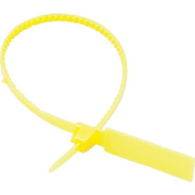 トラスコ中山｜TRUSCO NAKAYAMA TRUSCO　セキュリティータイ長さ238mm　表示可能タイプ　黄　100本入