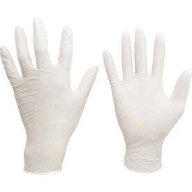 ミドリ安全｜MIDORI ANZEN ミドリ安全　ニトリル使い捨て手袋　粉付　　白　L　（100枚入）