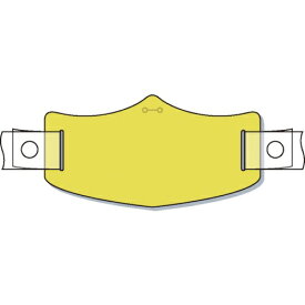 つくし工房｜TSUKUSHI KOBO つくし　e帽章　黄無地　ヘルメット用樹脂バンド付