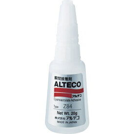アルテコ｜ALTECO アルテコ　工業用　瞬間接着剤　Z84　20g　（低臭・低白化タイプ）