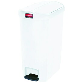 ニューウェルラバーメイド｜NEWELL RUBBERMAID スリムジムステップオンコンテナ エンドステップ ホワイト 1883558 [49L /ペダル式]