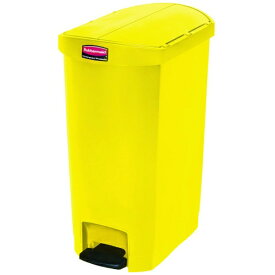ニューウェルラバーメイド｜NEWELL RUBBERMAID スリムジムステップオンコンテナ エンドステップ イエロー 1883576 [49L /ペダル式]