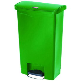 ニューウェルラバーメイド｜NEWELL RUBBERMAID スリムジムステップオンコンテナ フロントステップ グリーン 1883584 [49L /ペダル式]
