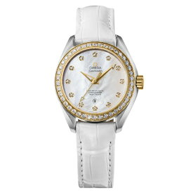 OMEGA｜オメガ シーマスターアクアテラ [Seamaster Aqua Terra] 5年保証 ホワイト（ケース：イエローゴールド） 231.28.34.20.55.004 [並行輸入品]