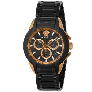 ���F���T�[�`�F�bVERSACE �L�����N�^�[ �N���m [CHARACTER CHRONO] 2�N�ۏ� VEM800418 �u���b�N [���s�A���i]