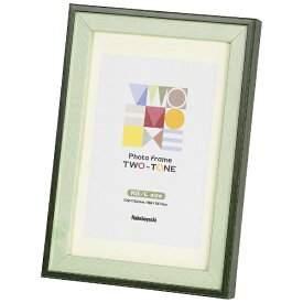 ナカバヤシ｜Nakabayashi ツートン フォトフレーム KG/L判(マット使用時) グリーン