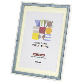 ナカバヤシ｜Nakabayashi ツートン フォトフレーム A4/B5判(マット使用時) ブルー