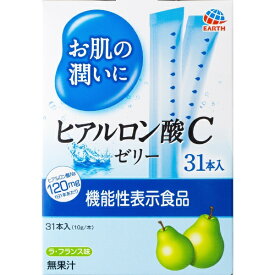 アース製薬｜Earth お肌の潤いにヒアルロン酸Cゼリー31本