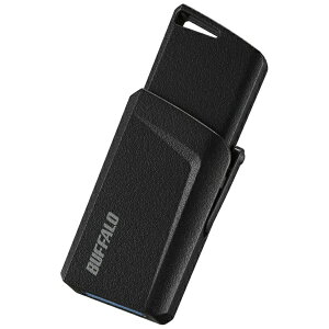 BUFFALObobt@[ RUF3-SP64G-BK USB[ USB3.1/3.0/2.0Ή 64GB vbVXCh RUF3-SPV[Y ubN [64GB /USB3.1 /USB TypeA /mbN][RUF3SP64GBK]