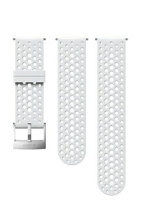 SUUNTObXg 24 ATH1 SILICONE STRAP WHITE/STEEL S+My{Kiz SS050224000 WHITE/STEEL