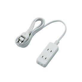 ELECOM｜エレコム スイングプラグタップ ホワイト T-S02N-2320WH [2.0m /3個口 /スイッチ無][TS02N2320WH]