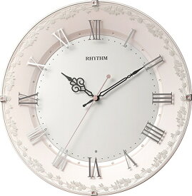 【エントリーで最大2万ポイント当たる｜11/18迄】 RHYTHM｜リズム時計 掛け時計 【アラカルト538】 ピンクパール 8MY538SR13 [電波自動受信機能有]