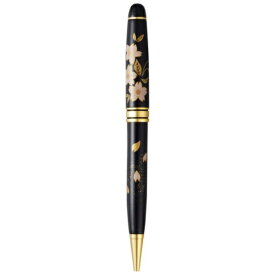 セキセイ｜SEKISEI ボールペン 中字 輪島塗 蒔絵 雅風 桜(インク色：ブラック) AX-8806