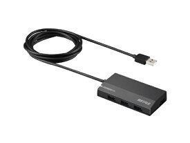BUFFALO　バッファロー BSH4A128U3 USBハブ ブラック [バス＆セルフパワー /4ポート /USB3.0対応][BSH4A128U3BK]