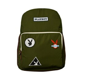 イーカム｜E-COME PLAYBOY ワッペン デイパック PL-MBBK18 カーキ