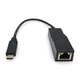 タイムリー｜TIMELY LAN変換アダプタ [USB-C オス→メス LAN] 1Gbps対応 ブラック TM-TCLAN30G【rb_ cable_cpn】