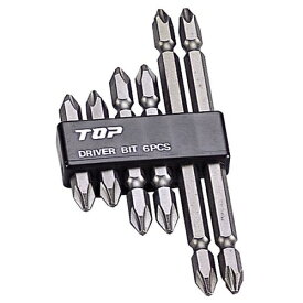 トップ工業｜TOP工業 動用ドライバービットセット プラスNo.2x6本 DB2-600S